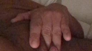 Baby, you’re gonna make me cum – FTM throbbing close up