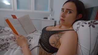 Step Mom play Step son’s dick to fuck and get Cum in Pussy while Share Bed sex