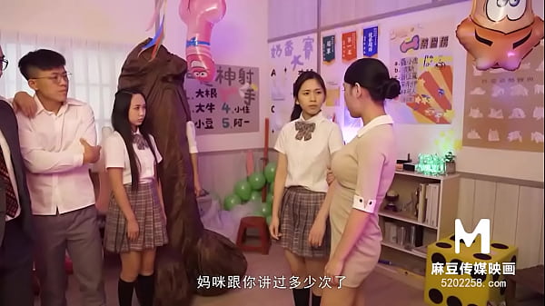 Trailer-Girl and Mother’s Wild Tag Team in Classroom-Li Yan Xi-Lin Yan-MDHS-0003-High Quality Chinese Film