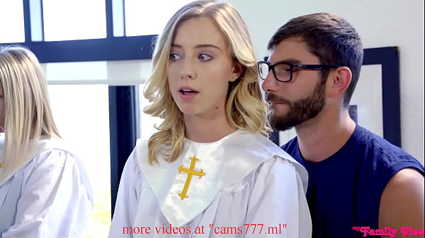 cute teen got fucked by his at church chair