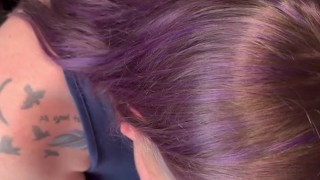 Hotwife quickie while husband waits in car – Hubby eats and fucks used pussy at home