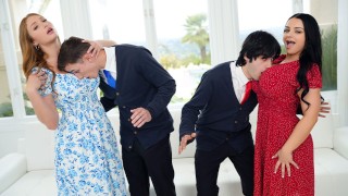 Loser Stepsons Can’t Talk To Girls So Their Big Boobs Stepmoms Teach Them How To Treat A Real Lady