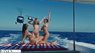 VIXEN Riley Reid, August Ames and Abella Danger’s Day Out